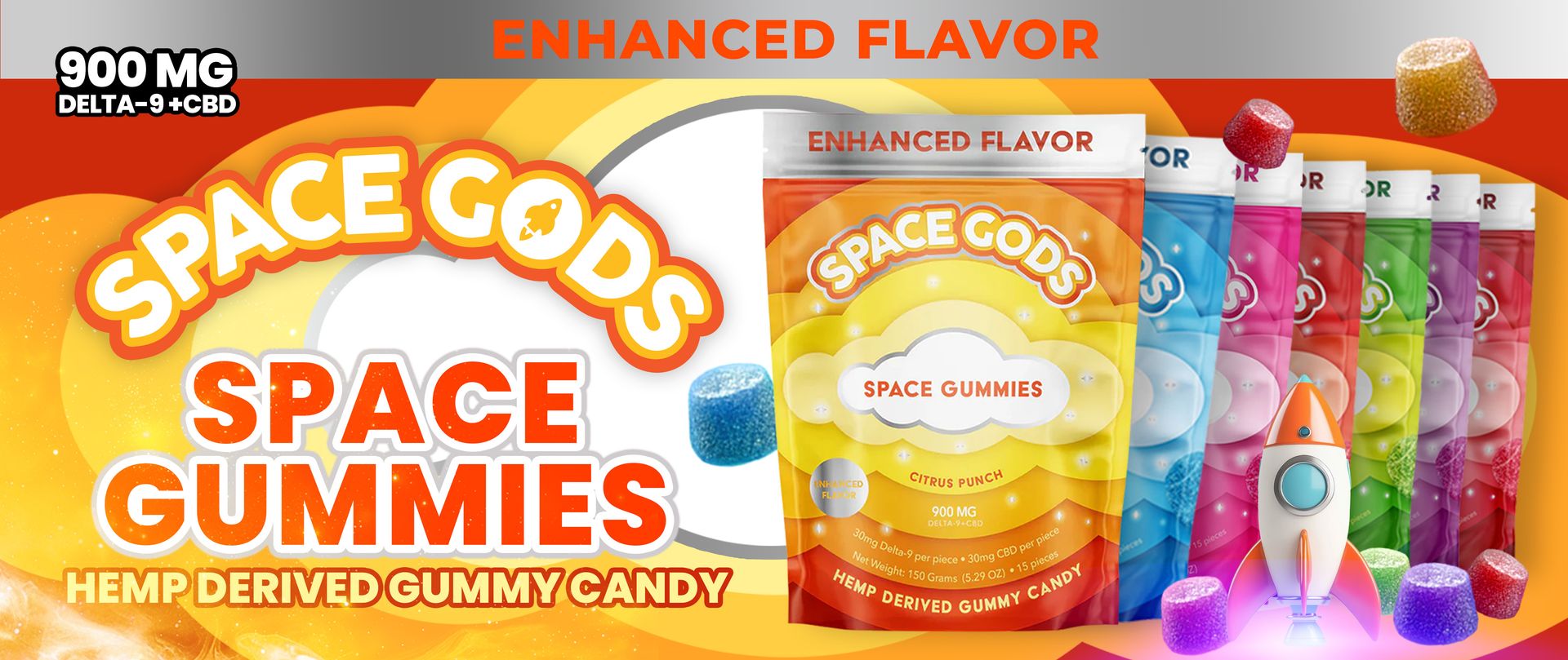 Space Gods Mega Dose Gummies